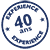 Plus de 40 ans d'expérience