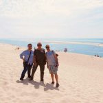 Etudiants sur la dune du pilat