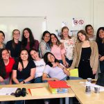 étudiantes dans classe