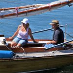 étudiants sur bateau